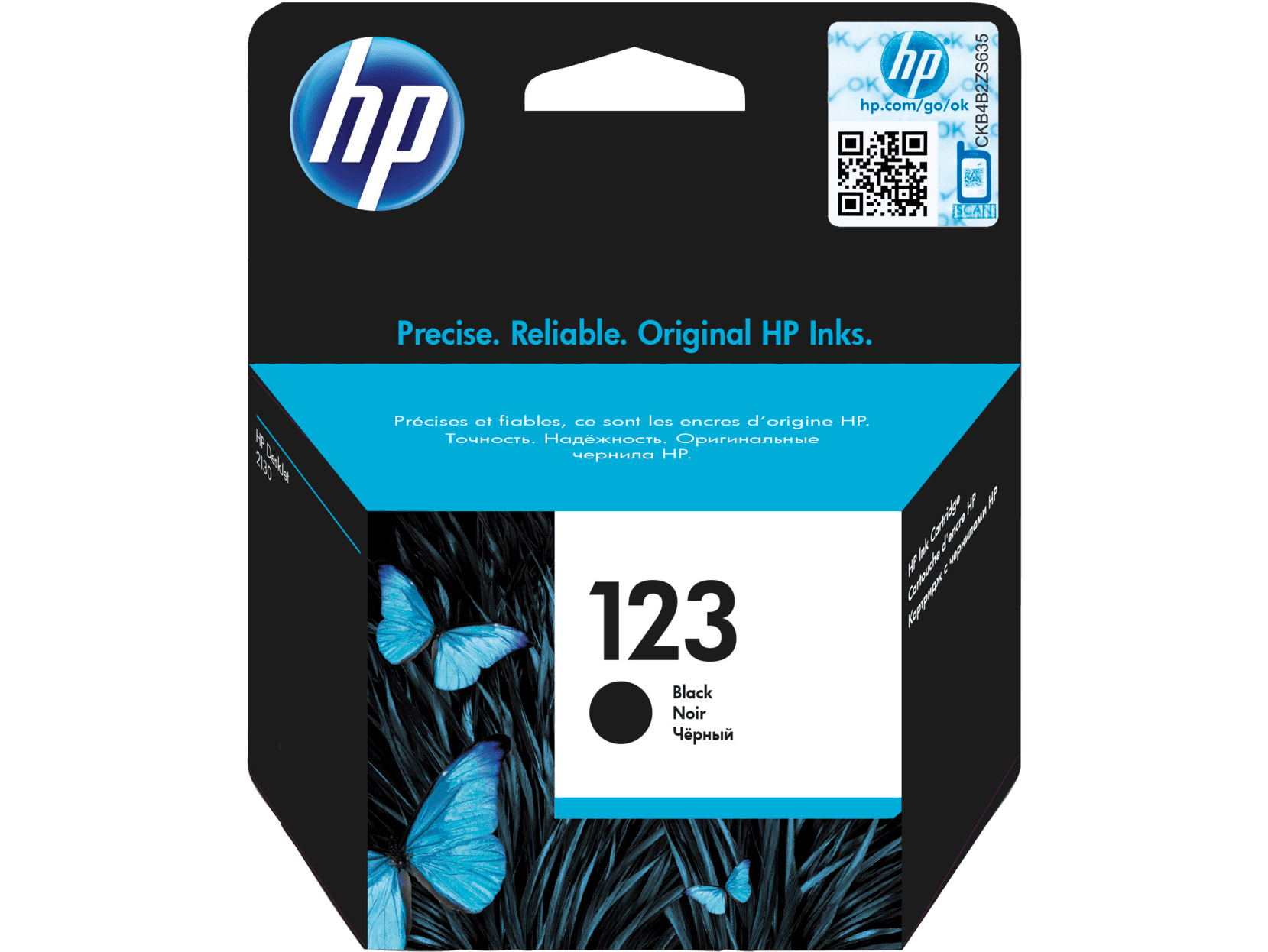 HP 123 Original Ink Cartridge Black