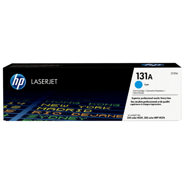 HP 131A Original LaserJet Toner Cartridge CF211A – 1800-Page Yield, Vivid Colour Printing, Cyan