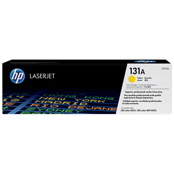 HP 131A Original LaserJet Toner Cartridge CF212A - 1800-Page Yield - Yellow