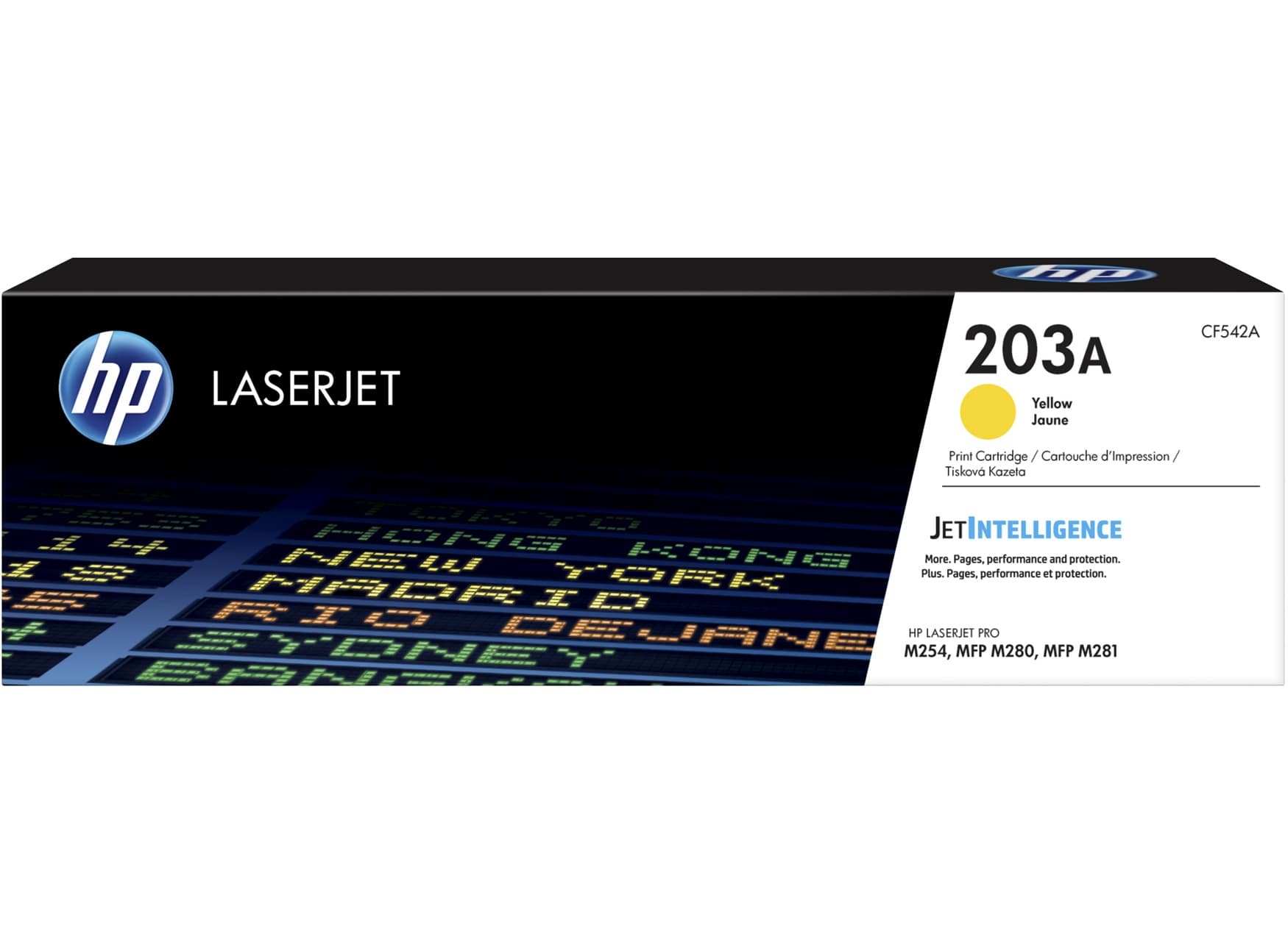 HP 203A Original LaserJet Toner Cartridge Yellow