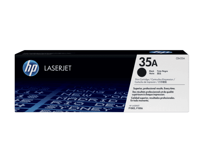 HP 35A Original LaserJet Toner Cartridge CB435A Black