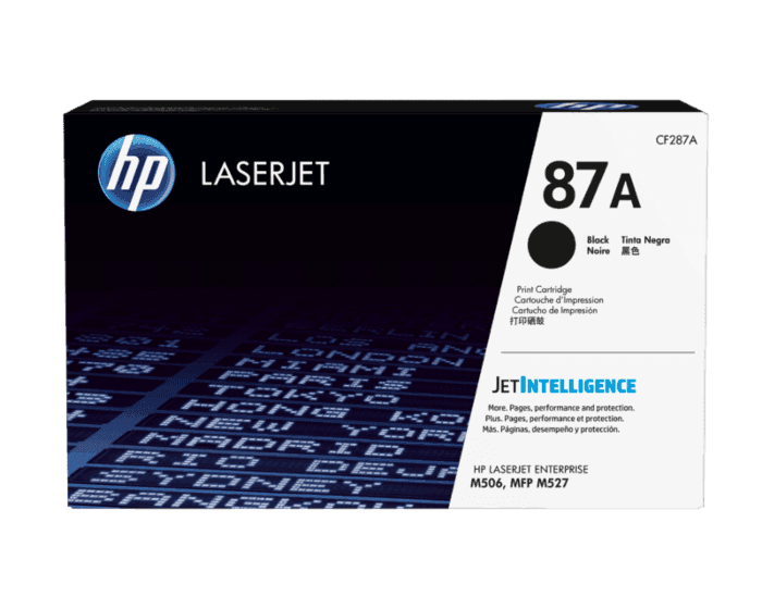 HP 87A Black Original LaserJet Toner Cartridge (CF287A)