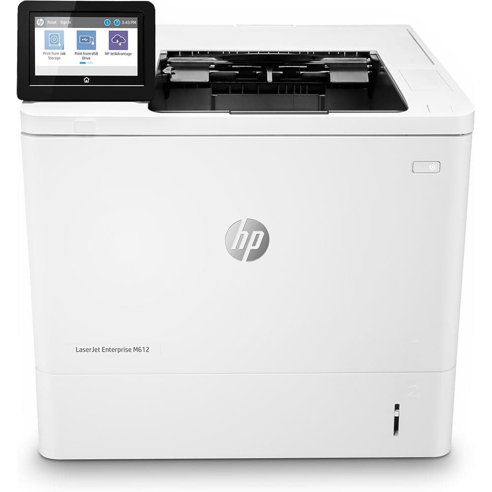 HP LaserJet Enterprise M612dn Monochrome Printer 70ppm Single Function