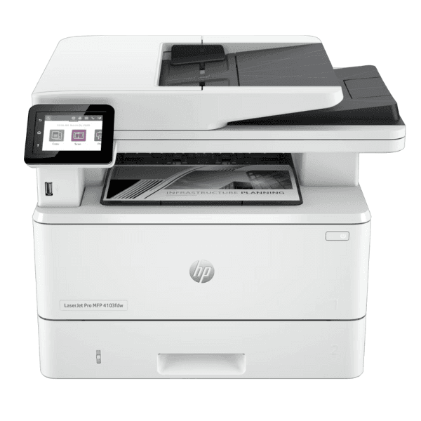 HP LaserJet Pro MFP 4103fdw Mono Laser Printer 40ppm Wireless Duplex ADF