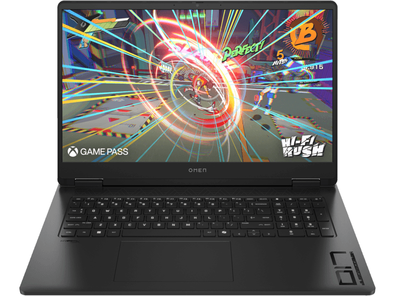 HP OMEN 17 Gaming Laptop 17.3" QHD Ryzen 5 16GB RAM 1TB SSD RTX 4050 Shadow Black