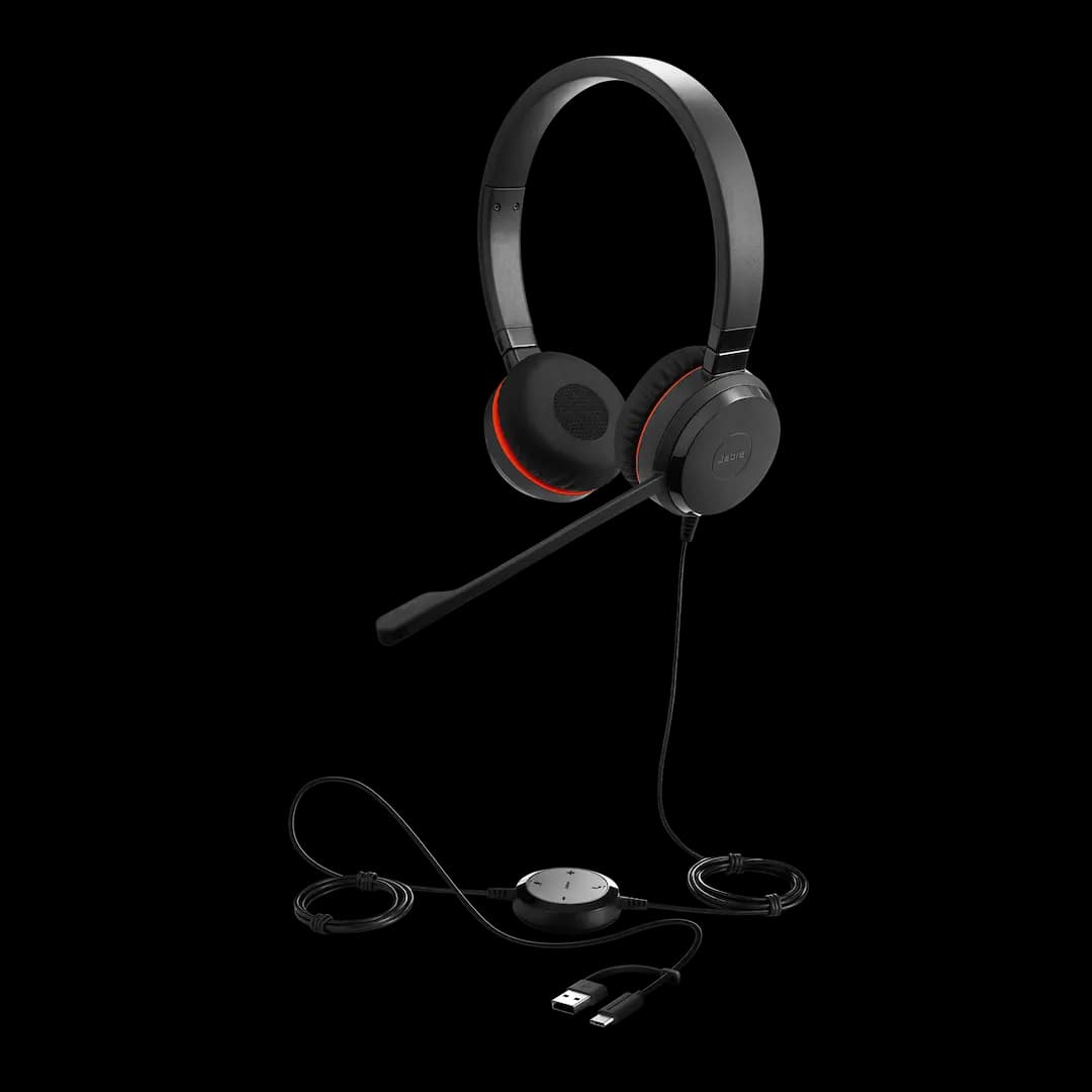 Jabra Evolve 30 II MS Stereo USB Headset with Noise Cancelling Microphone
