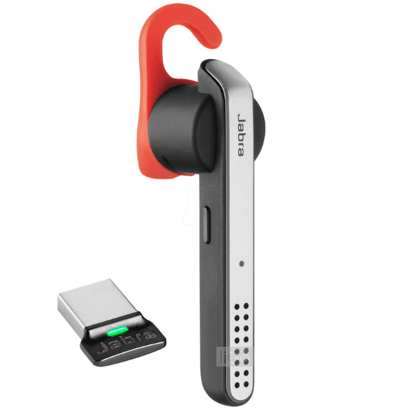 Jabra Stealth UC MS Bluetooth Headset - HD Voice & Noise Cancellation