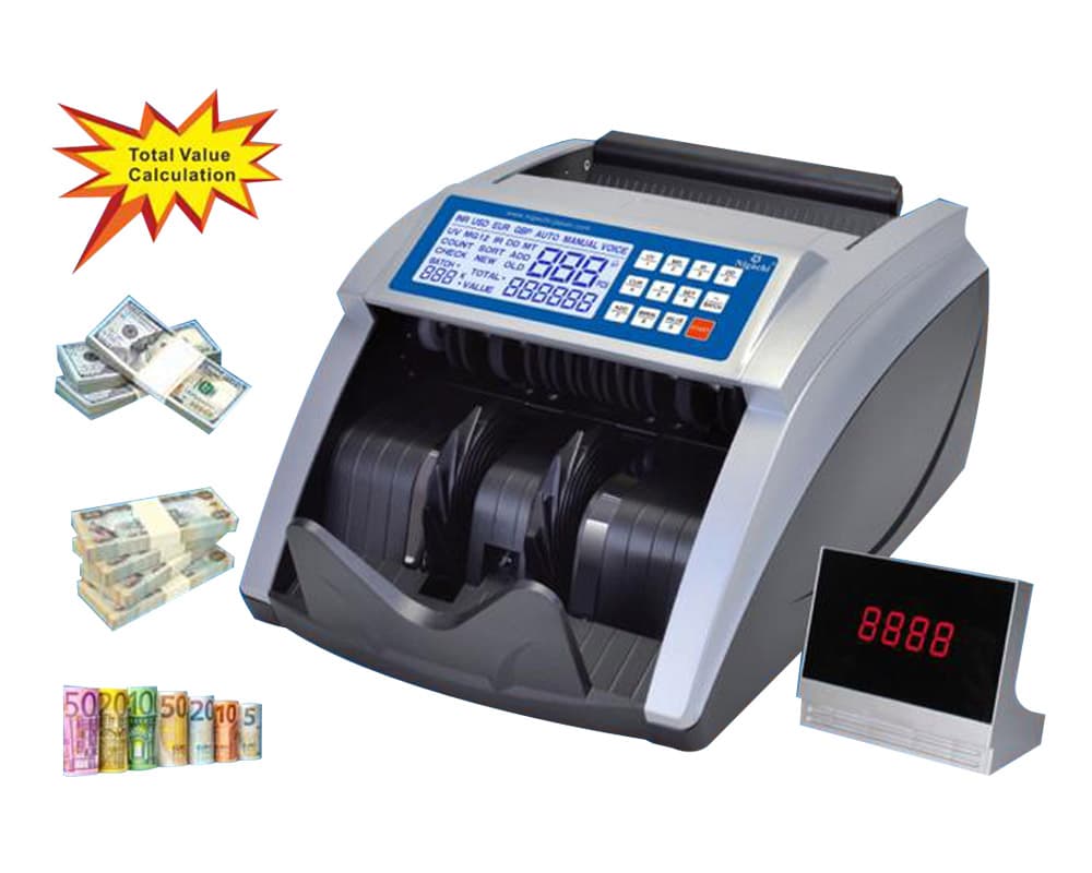 Nigachi NC-5050 Money Bill Counter with UV/MG/IR Fake Note Detection