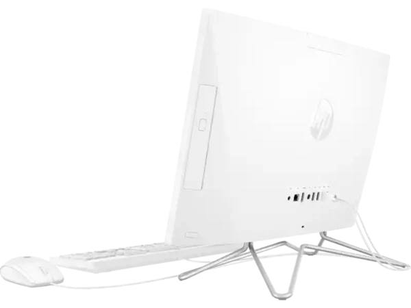 HP 200 G4 22" All-in-One (Intel Pentium) 4GB/1TB Desktop PC - Snow White - Image 4