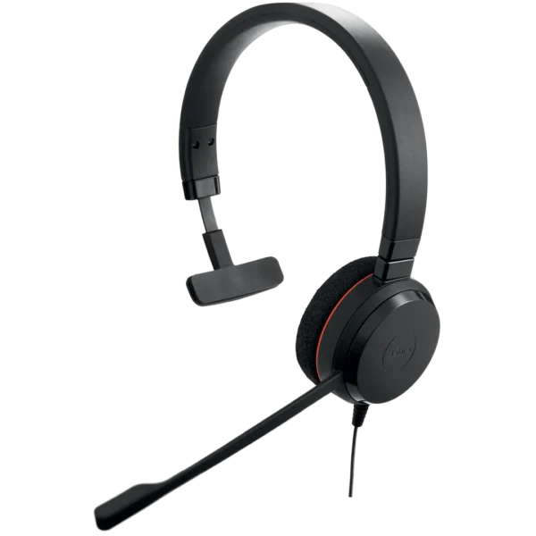 Jabra Evolve 20 MS Mono USB Headband - Noise Cancelling, Mute Button, Volume Control - Image 3