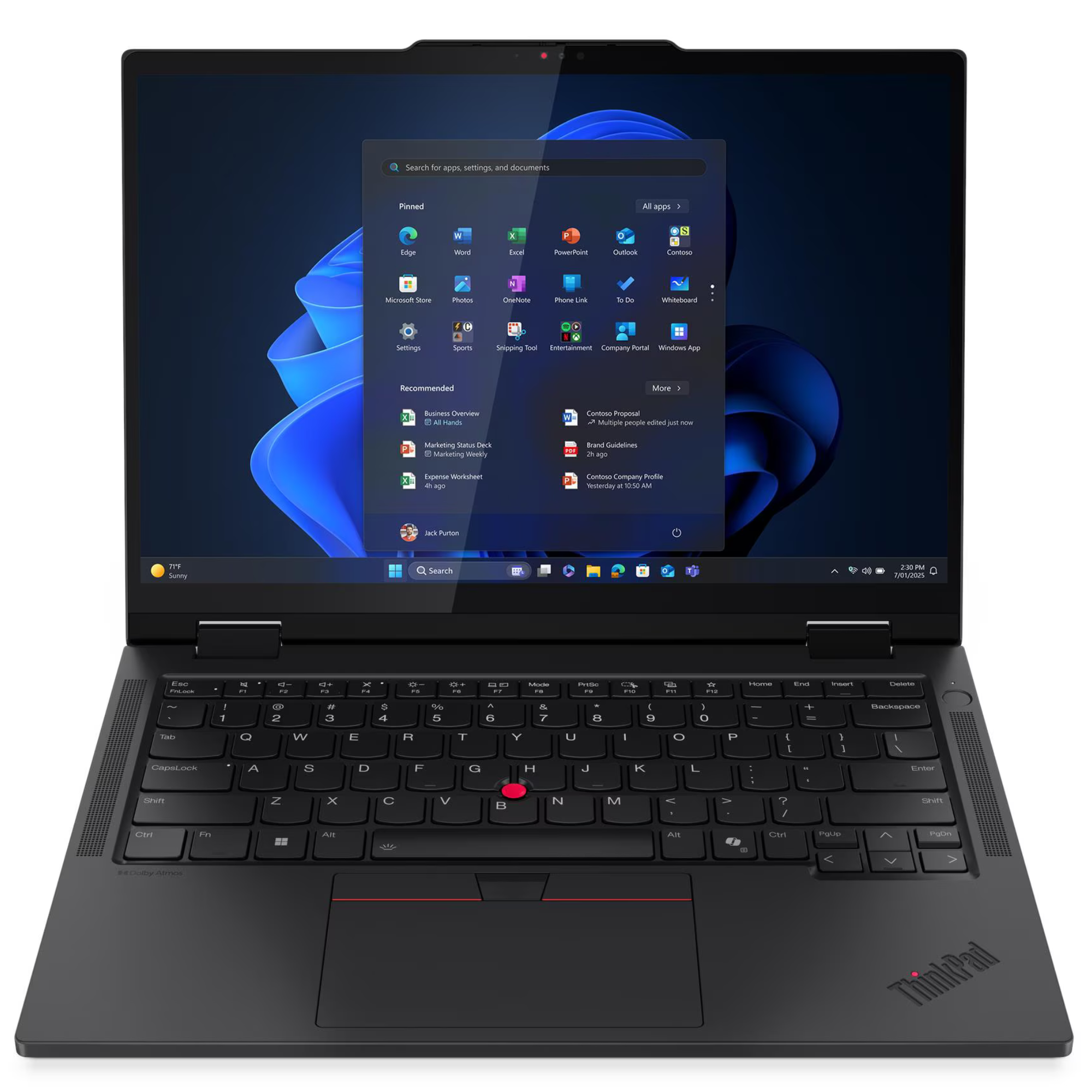 Lenovo ThinkPad T14s Gen 1 2‑in‑1 Intel Core Ultra 7 255U 32GB RAM 1TB SSD Laptop